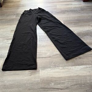 OFFLINE by aerie Black Lounge Trousers Size S with Branded Waistband